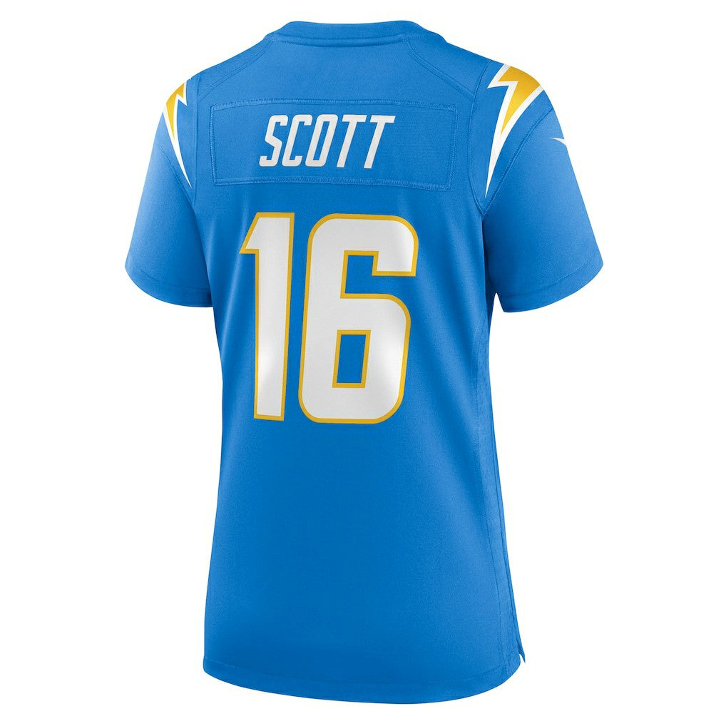 JK Scott Los Angeles Chargers Women's Game Jersey - Powder Blue - Nike