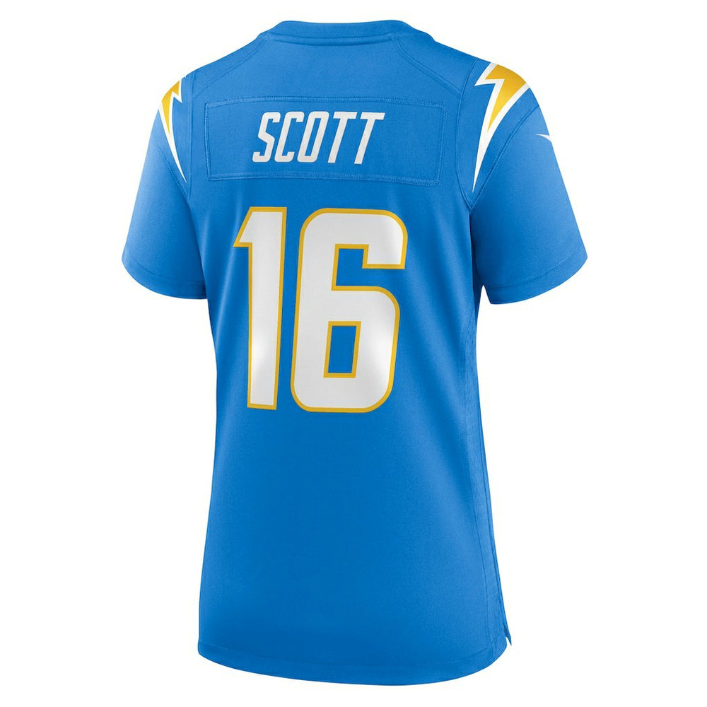 JK Scott Los Angeles Chargers Women's Game Jersey - Powder Blue - Nike