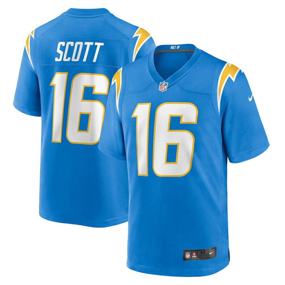 JK Scott Los Angeles Chargers Game Jersey - Powder Blue - Nike