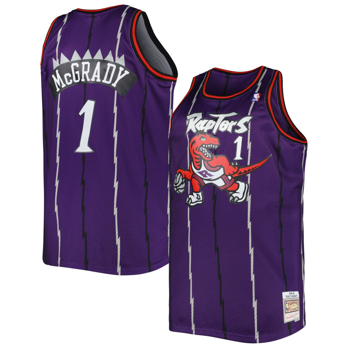 Mitchell & Ness Tracy McGrady Toronto Raptors Big & Tall Hardwood Classics 1998/99 Swingman Jersey Purple