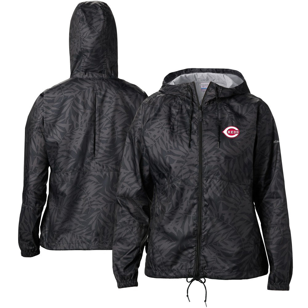 Cincinnati Reds Columbia Women's Flash Forward Full-Zip Windbreaker Jacket Sale
