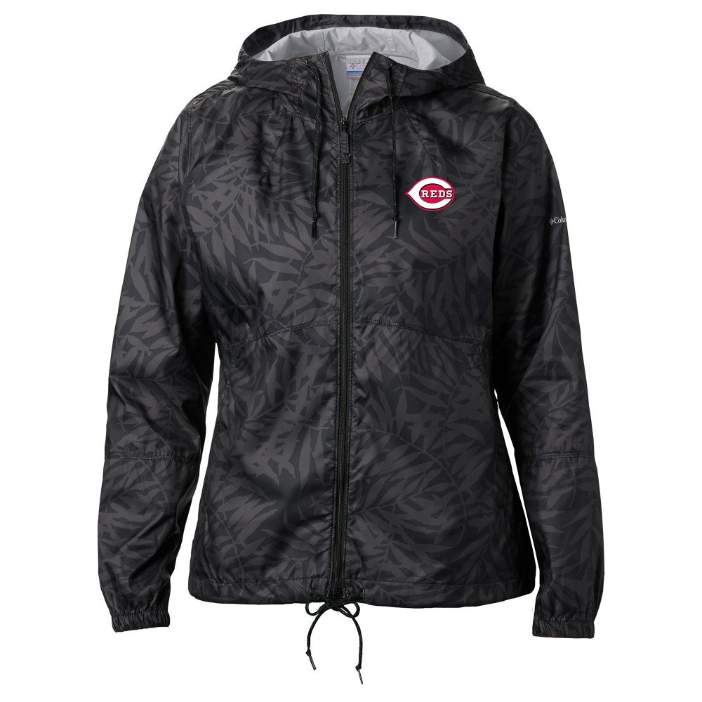 Cincinnati Reds Columbia Women's Flash Forward Full-Zip Windbreaker Jacket Sale