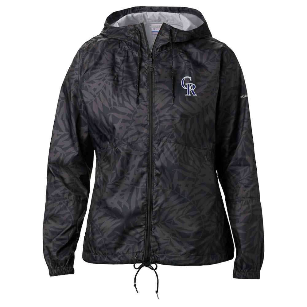 Colorado Rockies Columbia Women's Flash Forward Full-Zip Windbreaker Jacket Sale