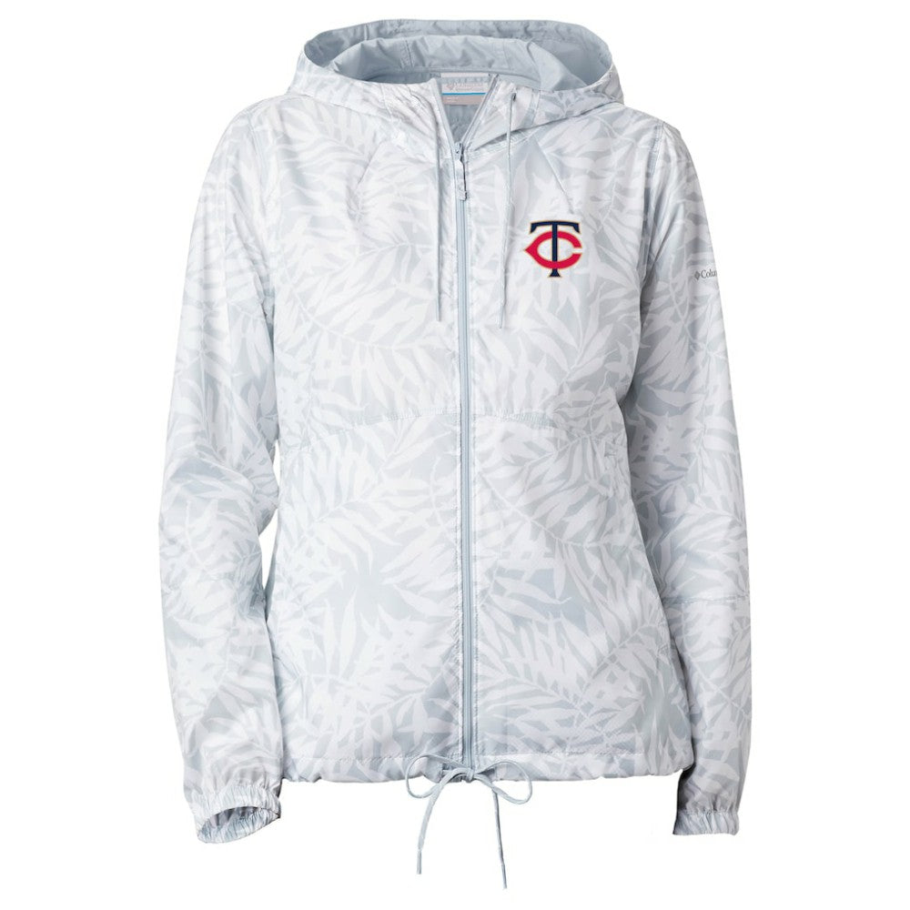 Minnesota Twins Columbia Women's Flash Forward Full-Zip Windbreaker Jacket for sale