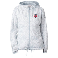 Minnesota Twins Columbia Women's Flash Forward Full-Zip Windbreaker Jacket for sale