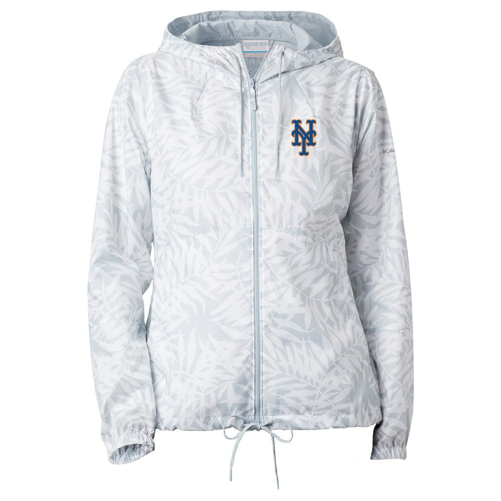New York Mets Columbia Women's Flash Forward Full-Zip Windbreaker Jacket Discount
