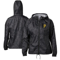 Pittsburgh Pirates Columbia Women's Team Flash Forward Full-Zip Windbreaker Jacket Outlet