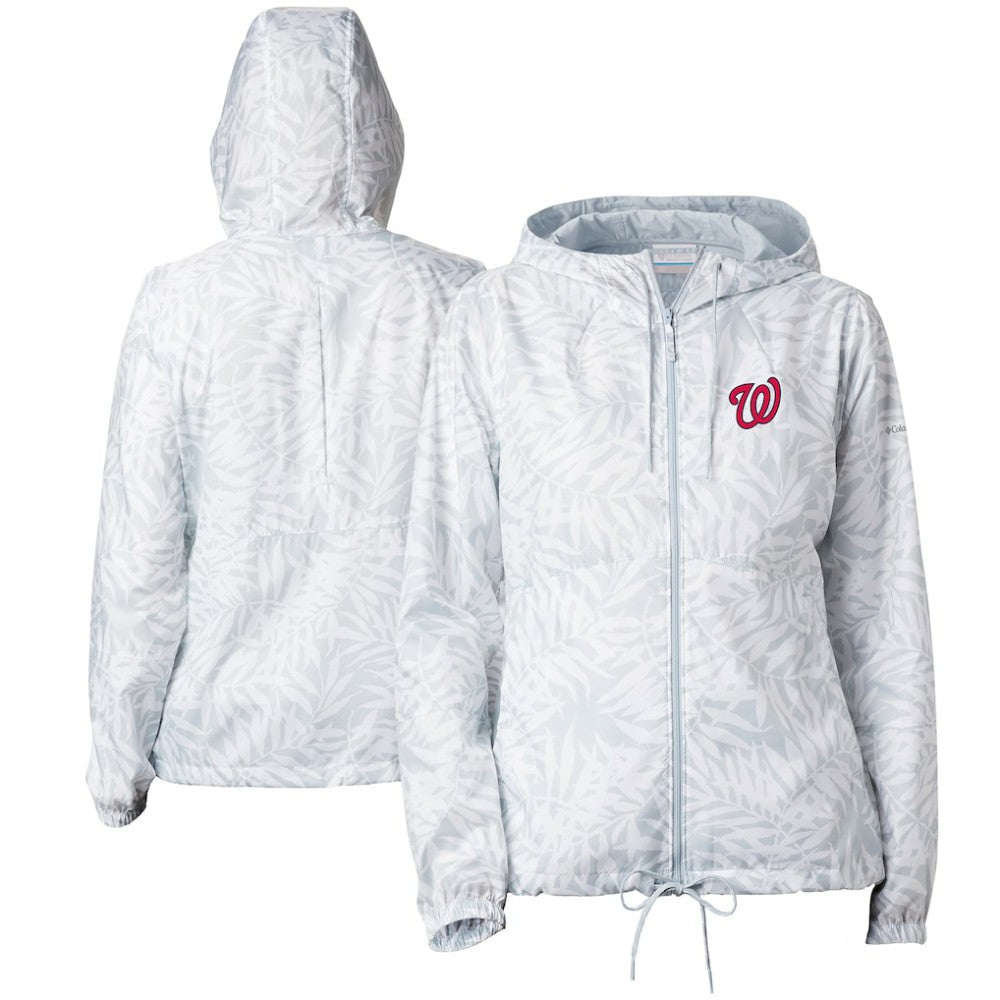 Washington Nationals Columbia Women's Flash Forward Full-Zip Windbreaker Jacket Online