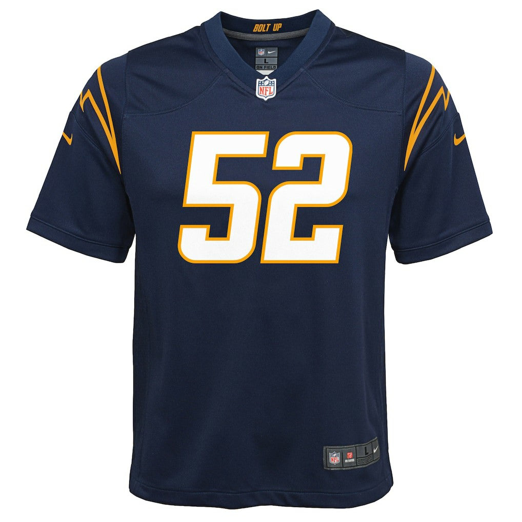 Khalil Mack Los Angeles Chargers Youth Game Jersey - Navy - Nike
