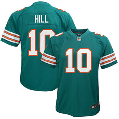 Tyreek Hill Miami Dolphins Youth Game Jersey - Aqua - Nike