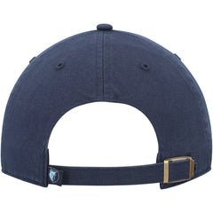 47 brand Memphis Grizzlies '47 Core Logo Clean Up Adjustable Hat Navy