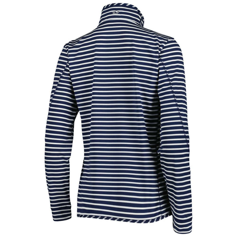 Tennessee Titans Vineyard Vines Women's Sankaty Shep Half-Zip Pullover Top - Navy - NFL