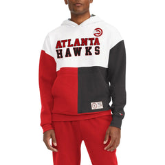 Atlanta Hawks Tommy Jeans Andrew Split Pullover Hoodie White/Red