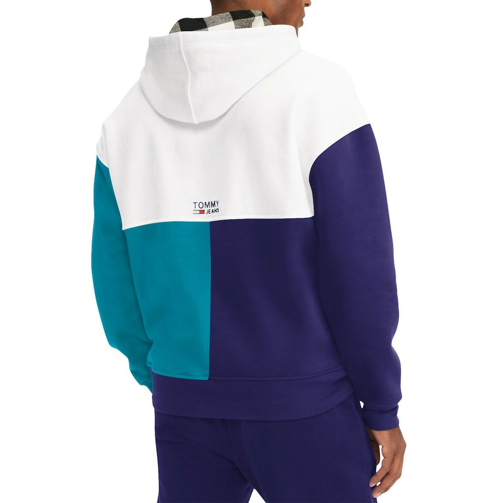 Charlotte Hornets Tommy Jeans Andrew Split Pullover Hoodie White/Purple