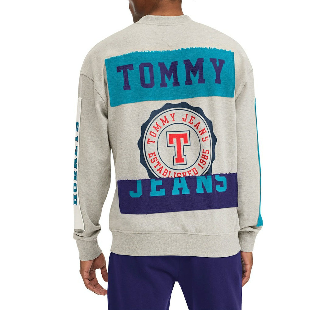 Charlotte Hornets Tommy Jeans James Patch Pullover Sweatshirt Gray