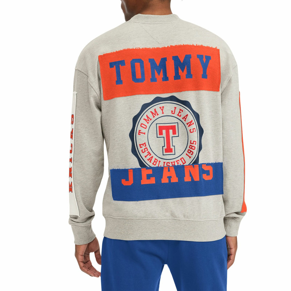 New York Knicks Tommy Jeans James Patch Pullover Sweatshirt Gray