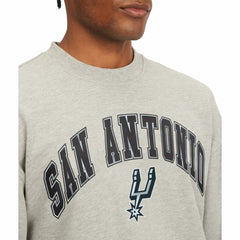 San Antonio Spurs Tommy Jeans James Patch Pullover Sweatshirt Gray