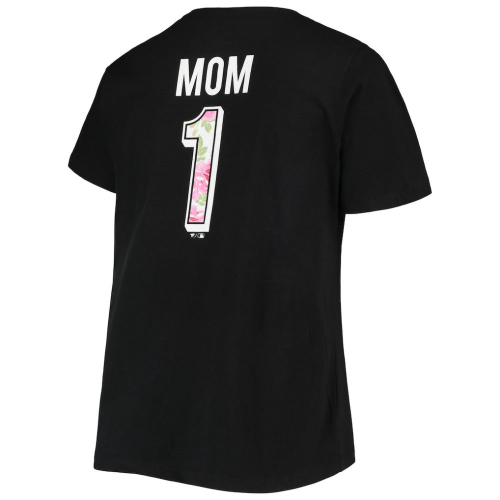 San Francisco Giants Women's Plus Size #1 Mom 2-Hit V-Neck T-Shirt for sale