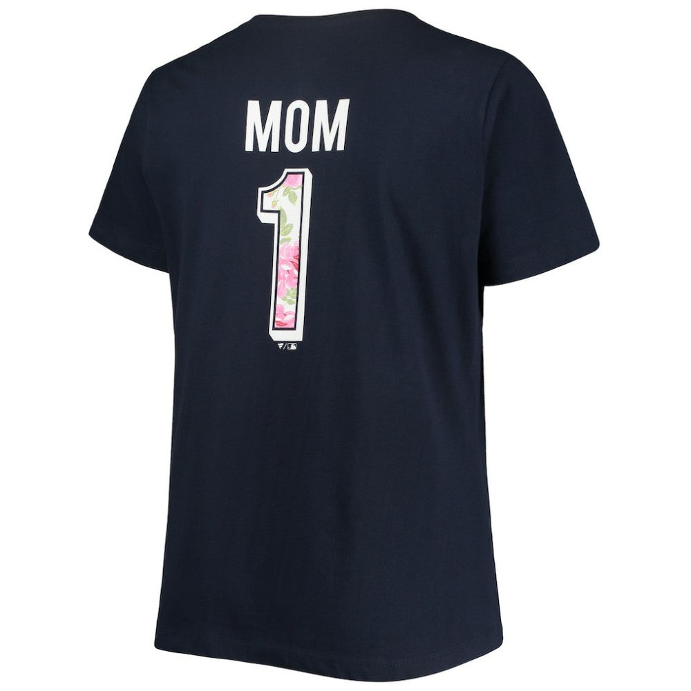 Boston Red Sox Women's Plus Size #1 Mom 2-Hit V-Neck T-Shirt Online
