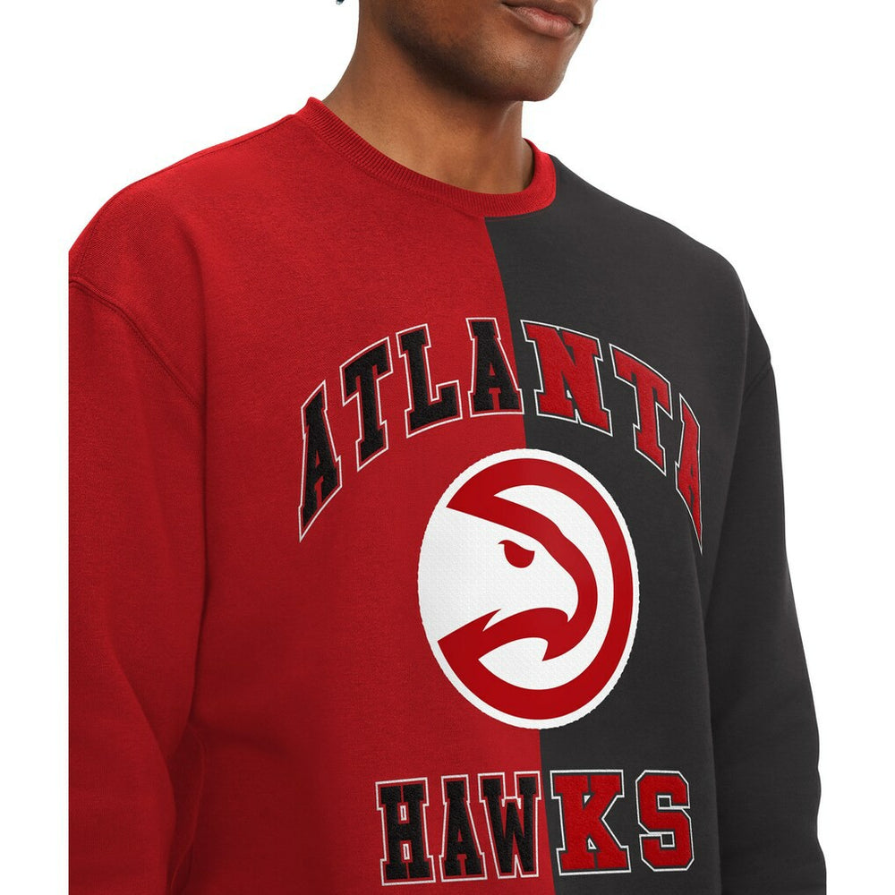 Atlanta Hawks Tommy Jeans Keith Split Pullover Sweatshirt Red/Black
