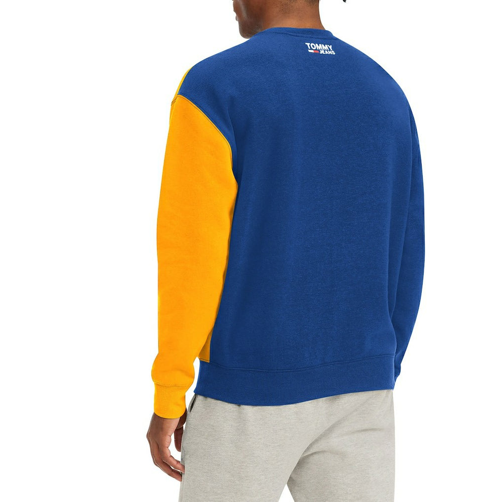 Golden State Warriors Tommy Jeans Keith Split Pullover Sweatshirt Royal/Yellow