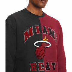 Miami Heat Tommy Jeans Keith Split Pullover Sweatshirt Black/Red
