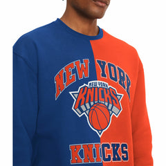 New York Knicks Tommy Jeans Keith Split Pullover Sweatshirt Royal/Orange