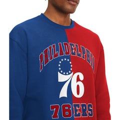 Philadelphia 76ers Tommy Jeans Keith Split Pullover Sweatshirt Red/Royal