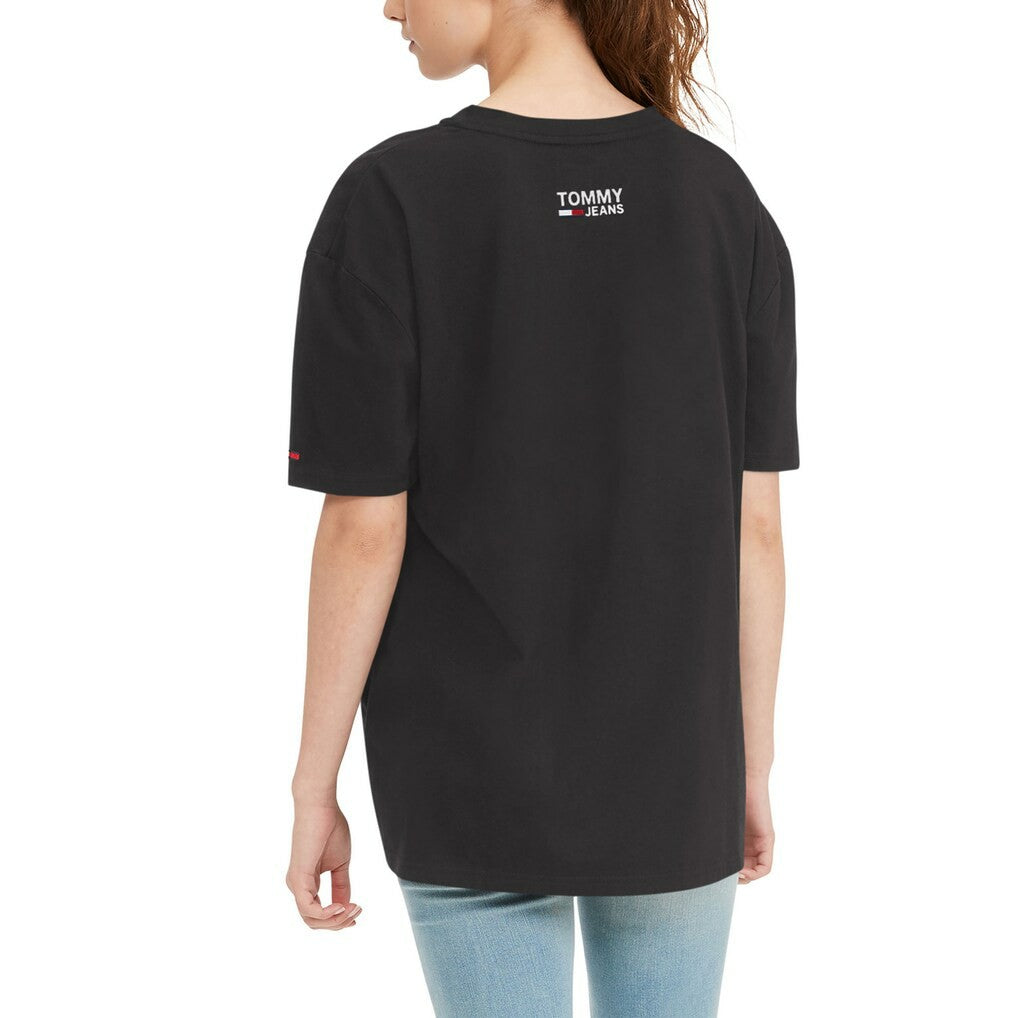 Chicago Bulls Tommy Jeans Women's Ashley V-Neck T-Shirt Black