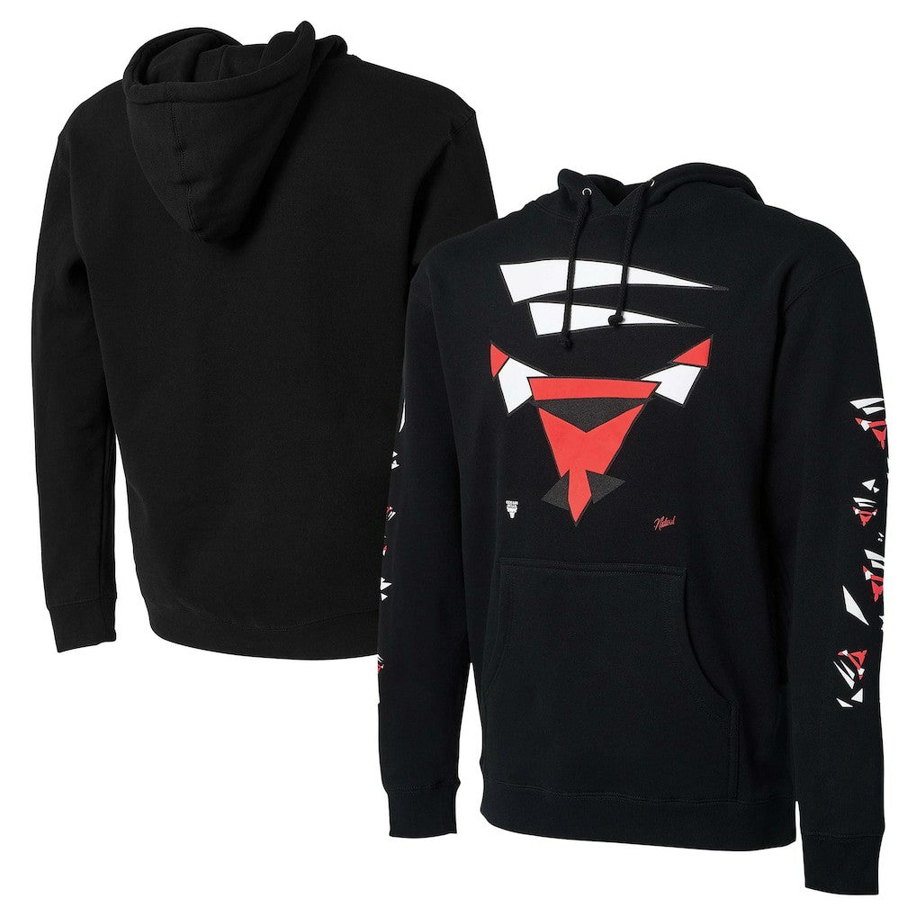 Chicago Bulls NBA x Naturel No Caller ID Pullover Hoodie Black