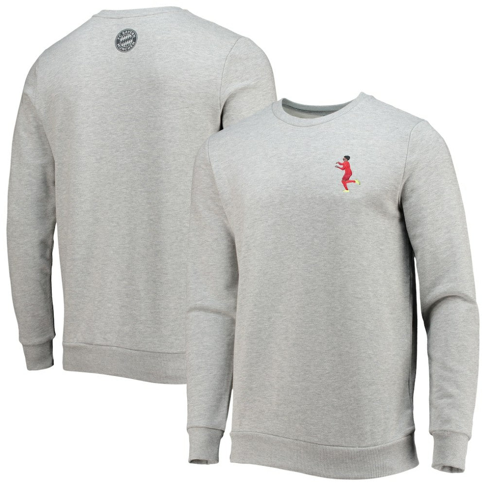 Serge Gnabry Bayern Munich Hands of God Sweatshirt Heathered Gray