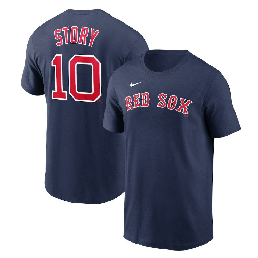 Trevor Story Boston Red Sox Nike Name & Number T-Shirt Discount