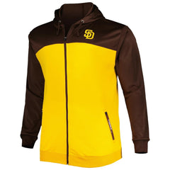 San Diego Padres Big & Tall Yoke Full-Zip Hoodie Online