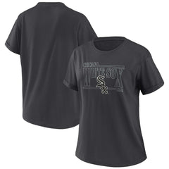Chicago White Sox WEAR by Erin Andrews Women's Oversized Boyfriend T-Shirt for sale