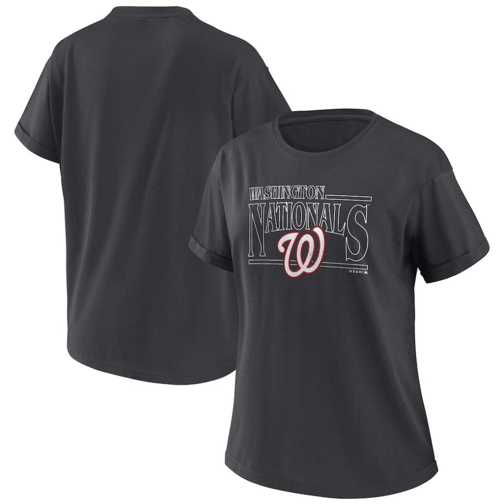 Washington Nationals WEAR by Erin Andrews Women's Oversized Boyfriend T-Shirt Online