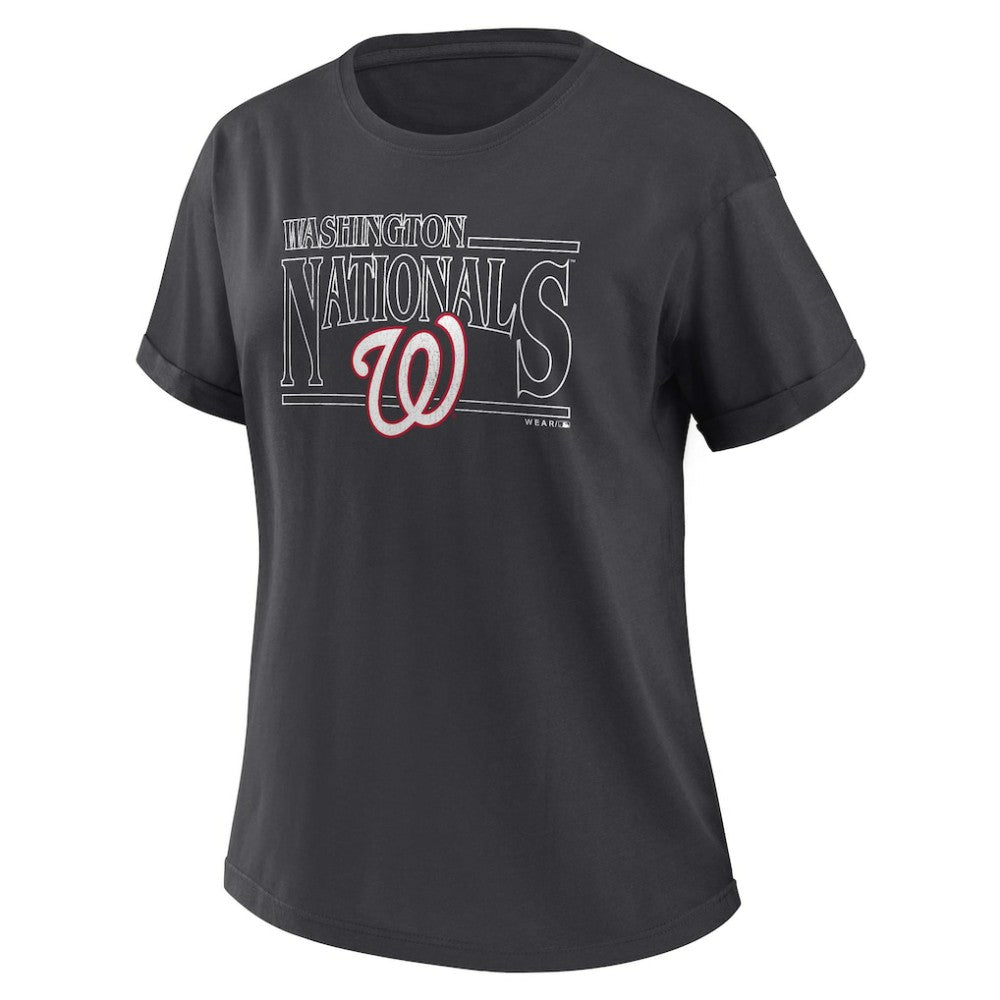 Washington Nationals WEAR by Erin Andrews Women's Oversized Boyfriend T-Shirt Online