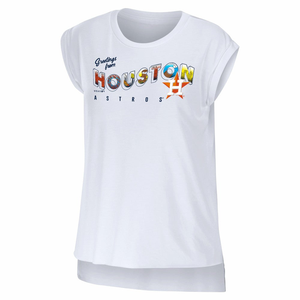 Houston Astros WEAR by Erin Andrews Women's Greetings From T-Shirt Outlet