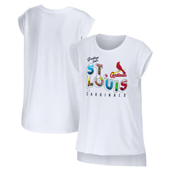 St. Louis Cardinals WEAR by Erin Andrews Women's Greetings From T-Shirt Outlet