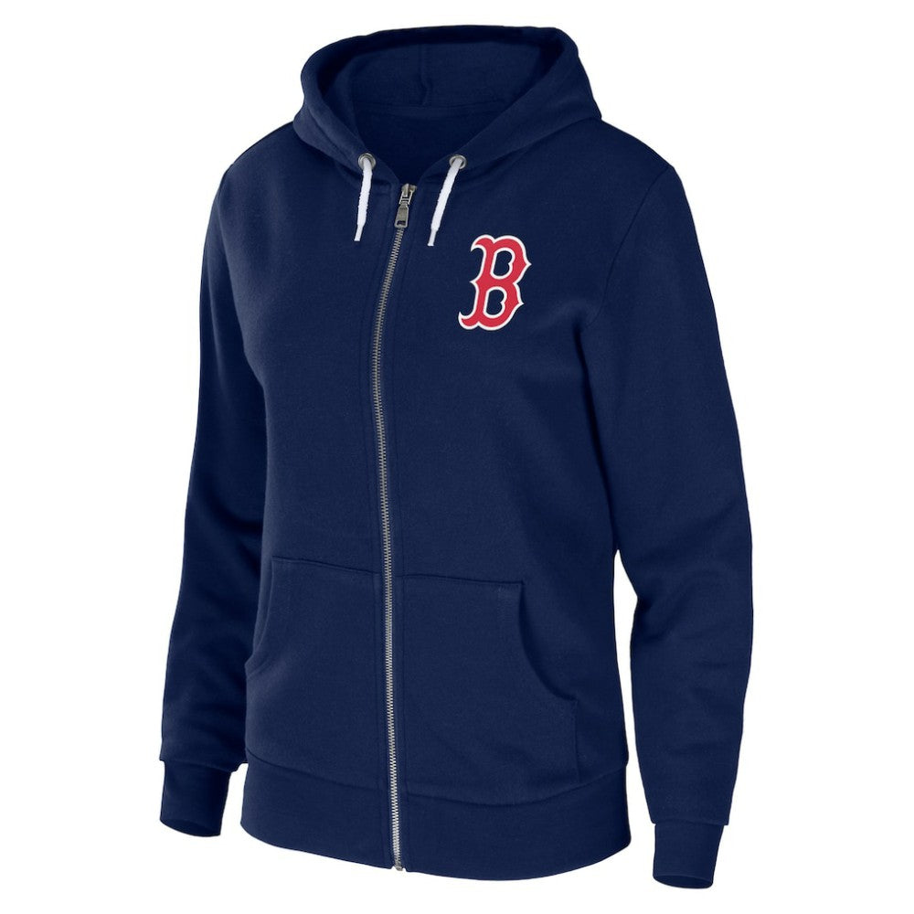 Boston Red Sox WEAR by Erin Andrews Women's Sponge Fleece Full-Zip Hoodie Near Me