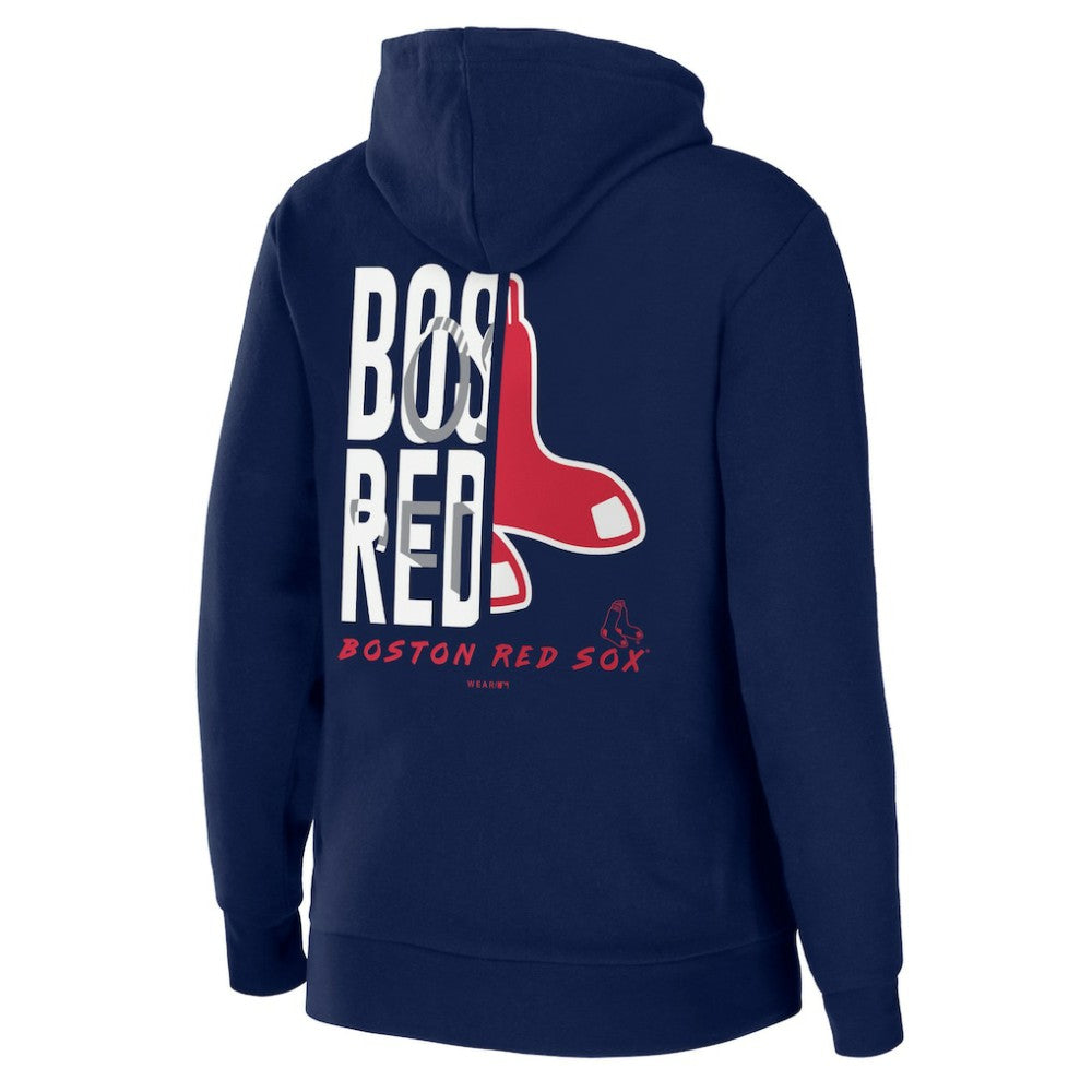 Boston Red Sox WEAR by Erin Andrews Women's Sponge Fleece Full-Zip Hoodie Near Me