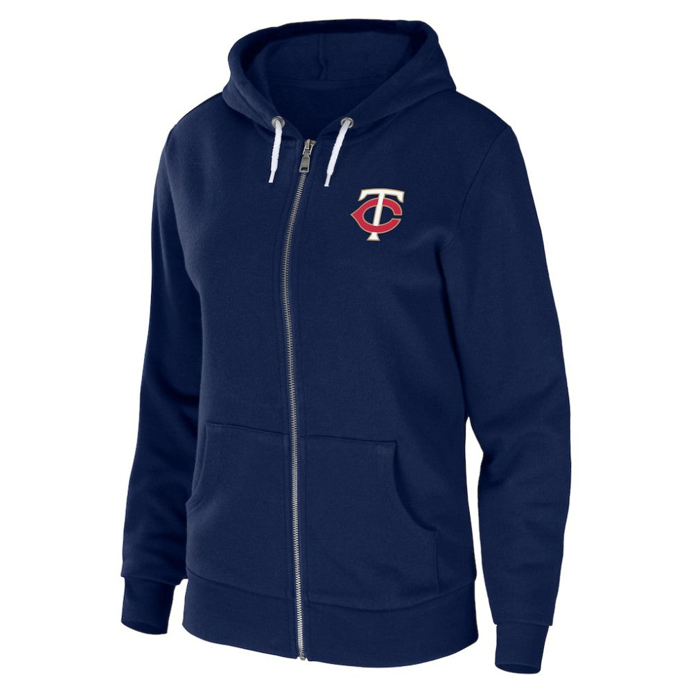Minnesota Twins WEAR by Erin Andrews Women's Sponge Fleece Full-Zip Hoodie Online