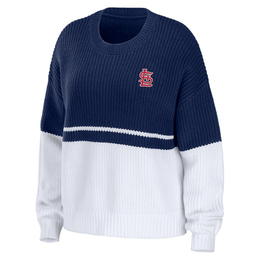 St. Louis Cardinals WEAR by Erin Andrews Women's Chunky Pullover Sweatshirt Sale