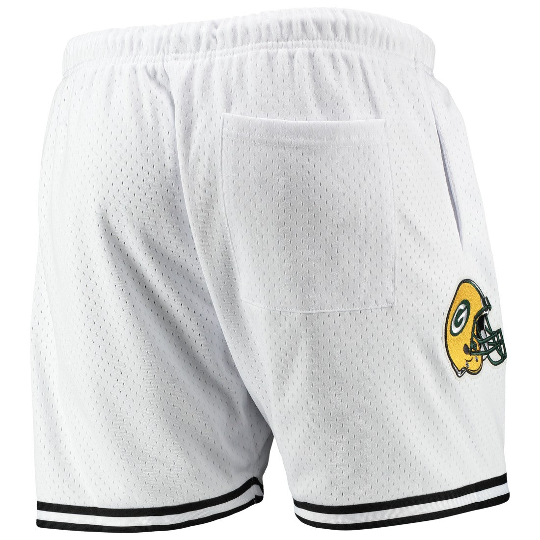 Green Bay Packers Pro Standard Mesh Shorts - White/Black - NFL
