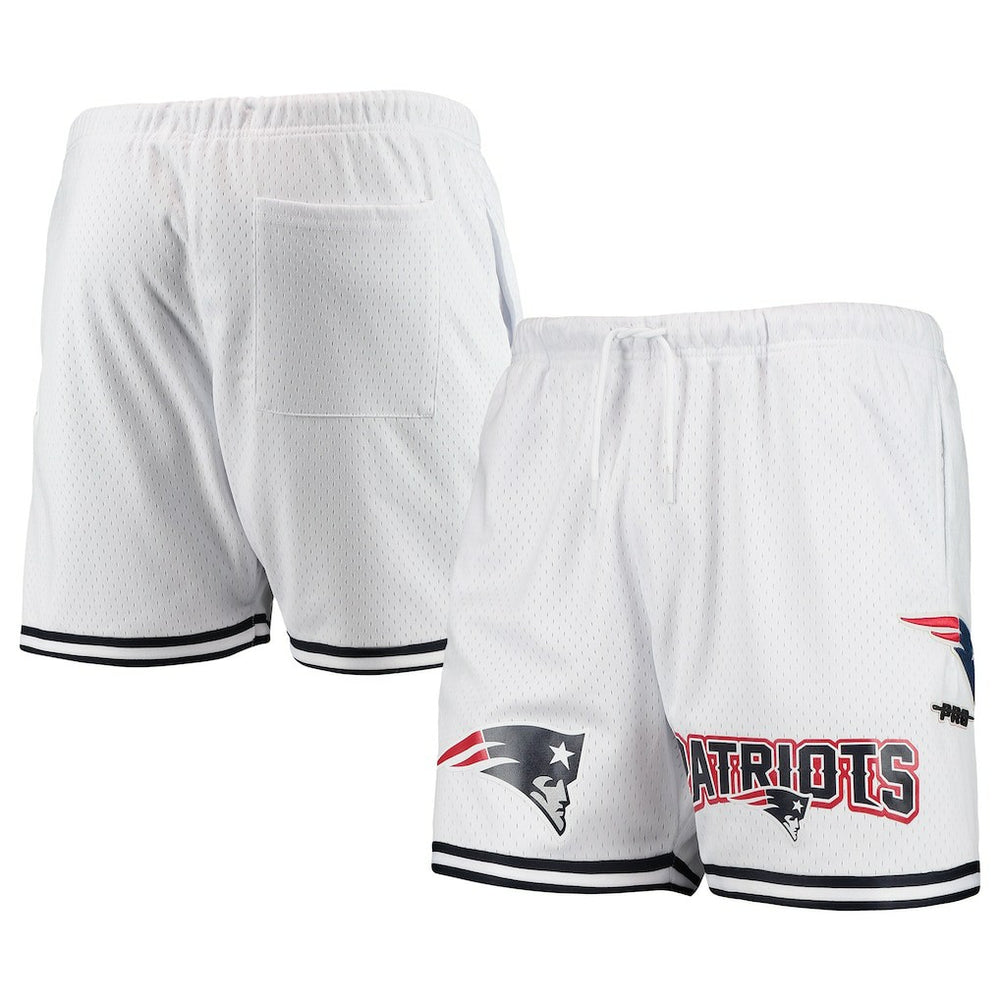 New England Patriots Pro Standard Mesh Shorts - White - NFL