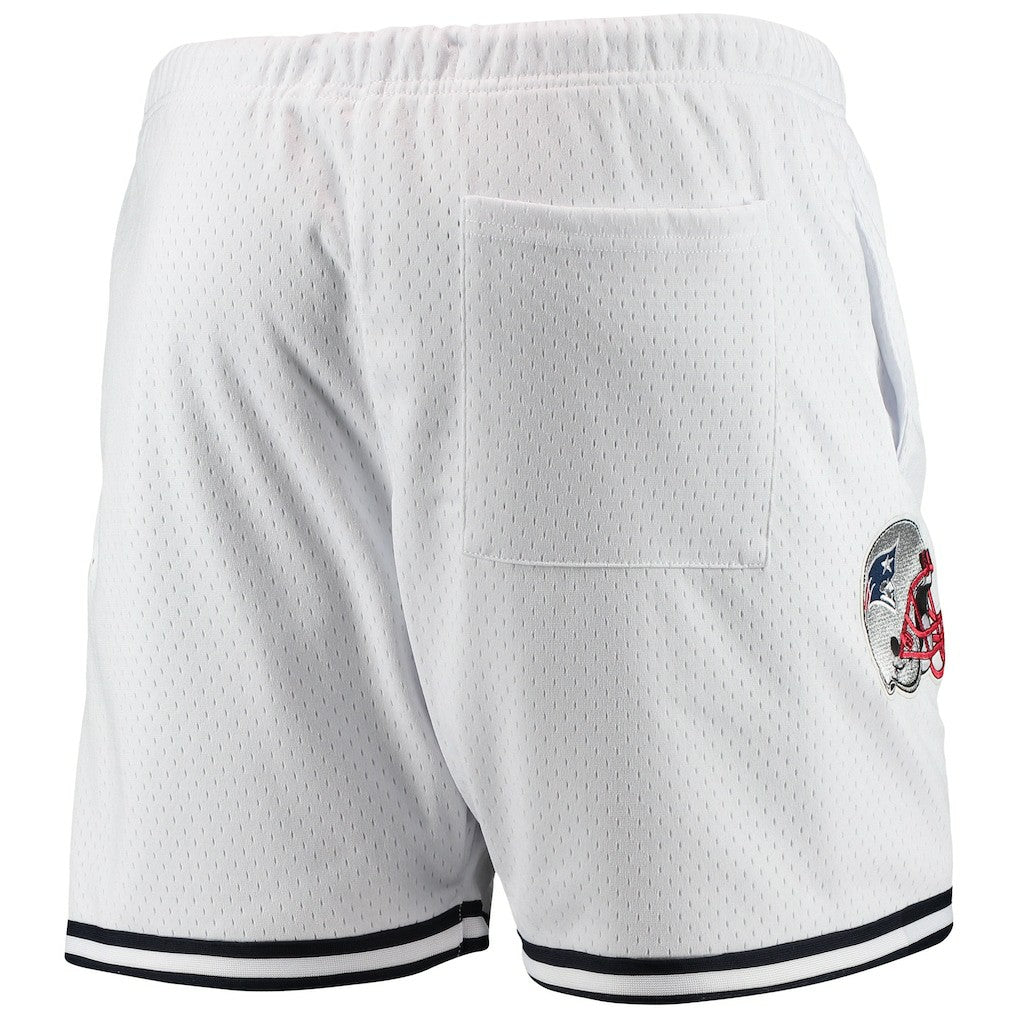 New England Patriots Pro Standard Mesh Shorts - White - NFL