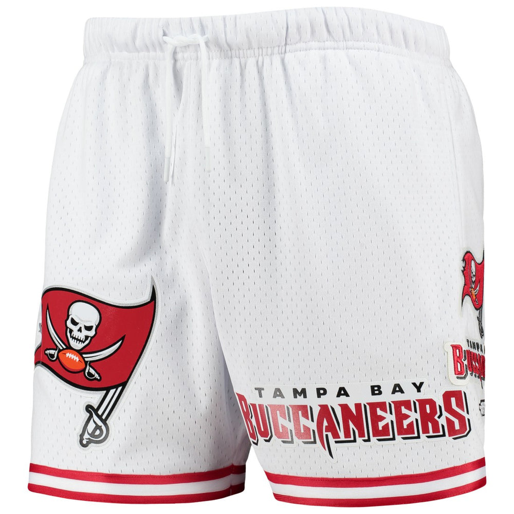 Tampa Bay Buccaneers Pro Standard Mesh Shorts - White/Red - NFL
