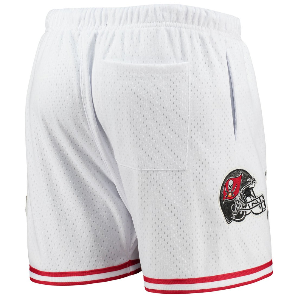 Tampa Bay Buccaneers Pro Standard Mesh Shorts - White/Red - NFL