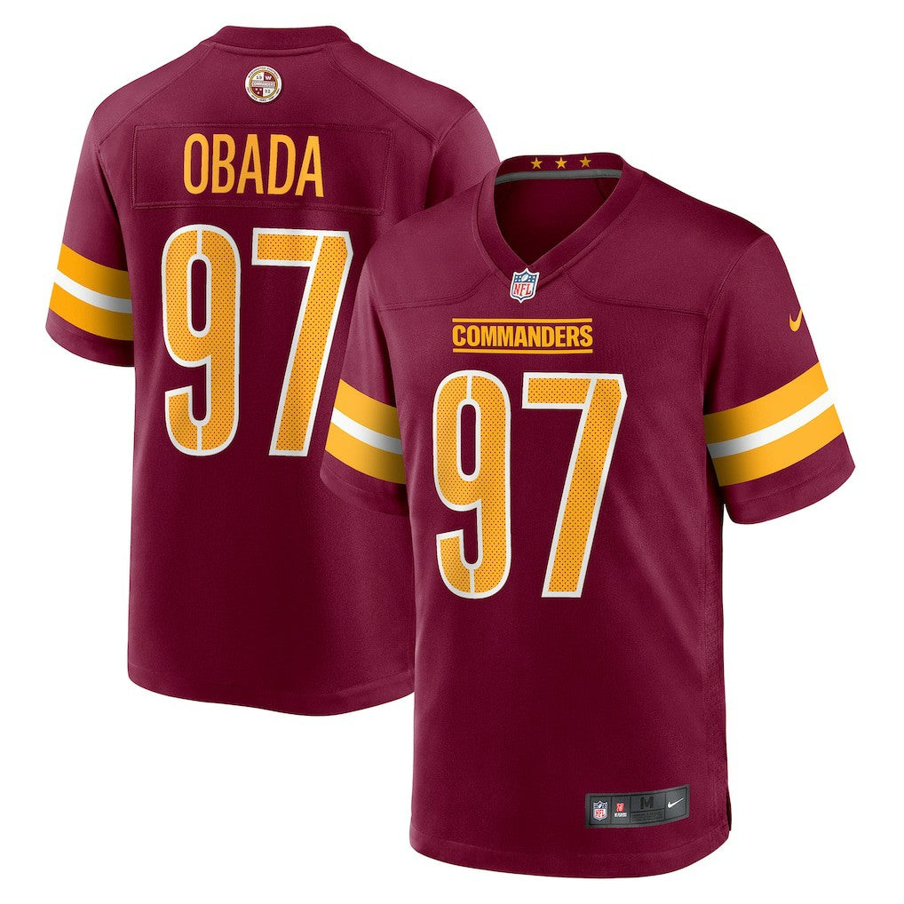 Efe Obada Washington Commanders Game Jersey - Burgundy - Nike