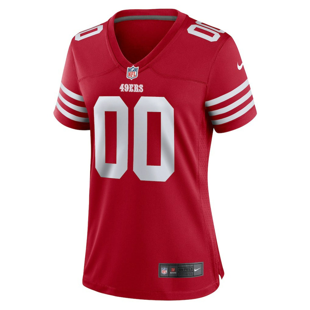 San Francisco 49ers Women's Game Custom Jersey - Scarlet - Nike