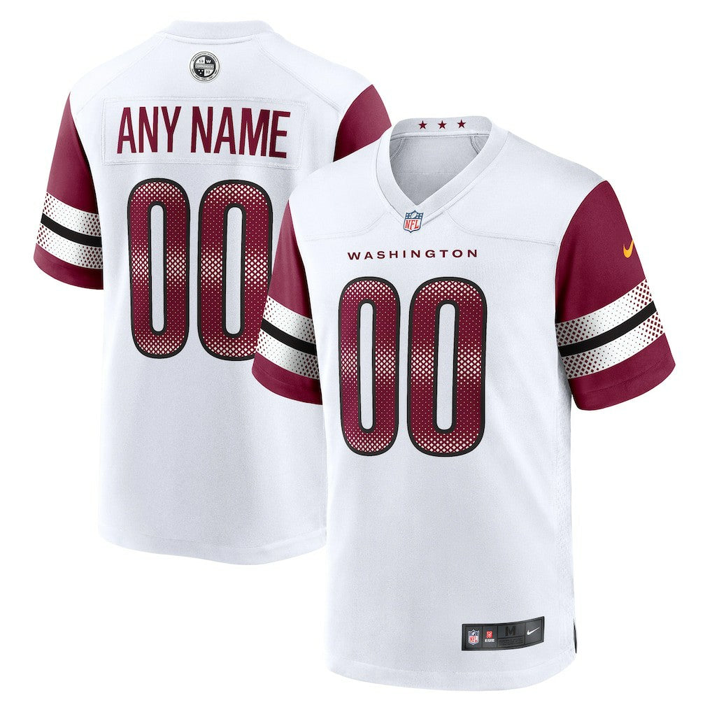 Washington Commanders Game Custom Player Jersey - White - Nike